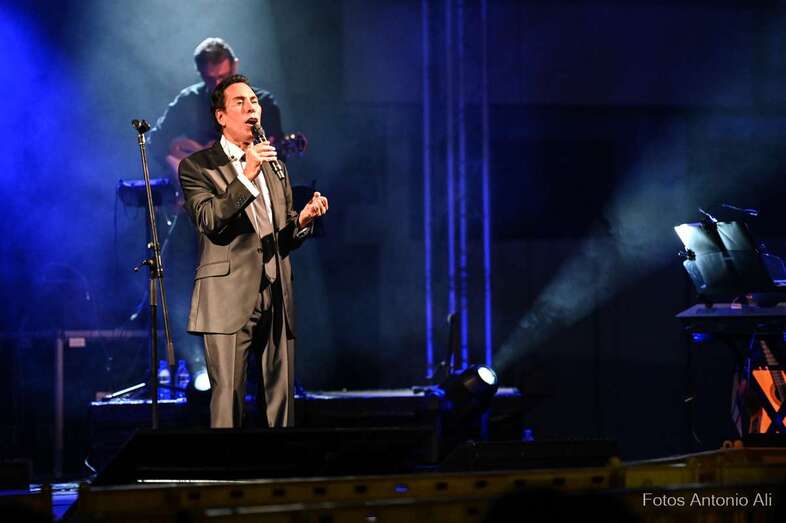 Imagen del concierto de José Vélez en San Mateo/Antonio Alí.